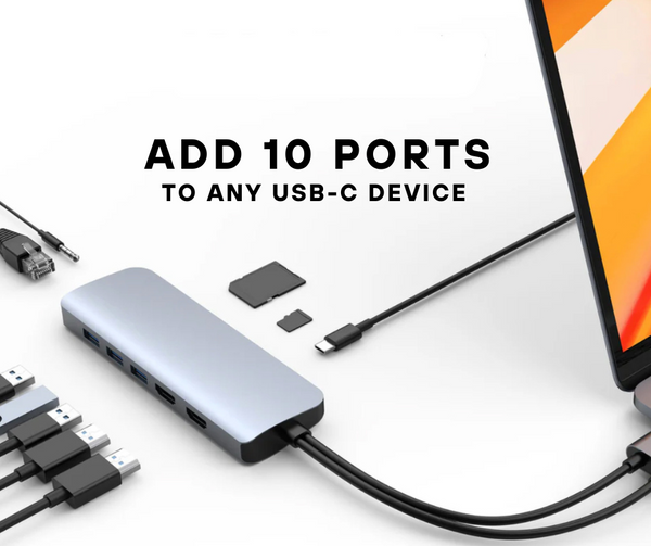 Discover the Power of HyperDrive VIPER 10-in-2 USB-C Hub!