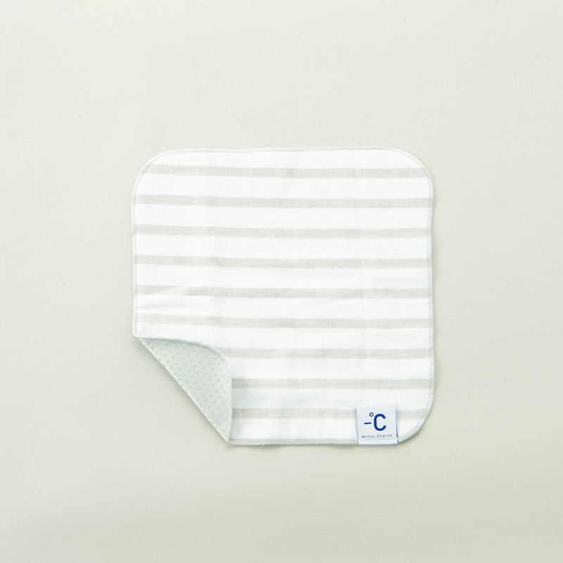 Minus Degree Cold Sense Gauze Cool Towel - Gray Stripes