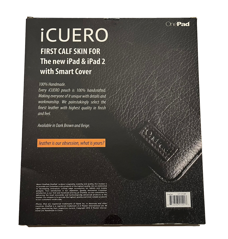 OnePad iCUERO First Calf Skin For iPad & iPad 2