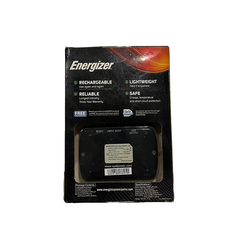 Energizer Energi To Go XP2000 Portable Charger