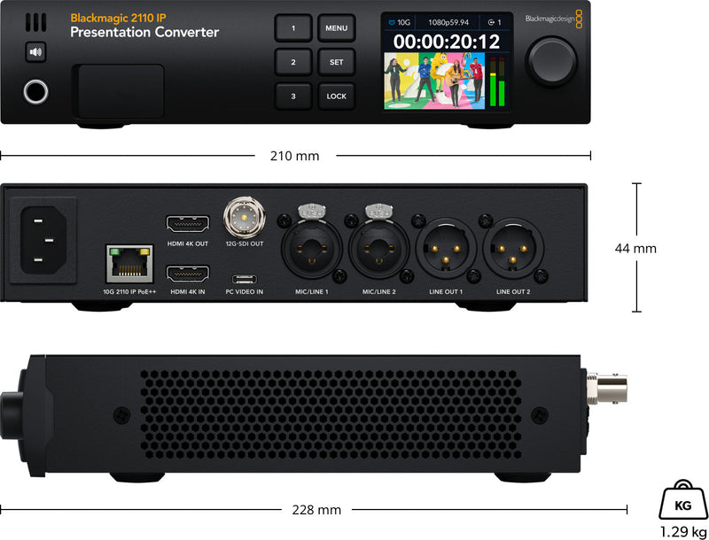 Blackmagic 2110 IP Converter